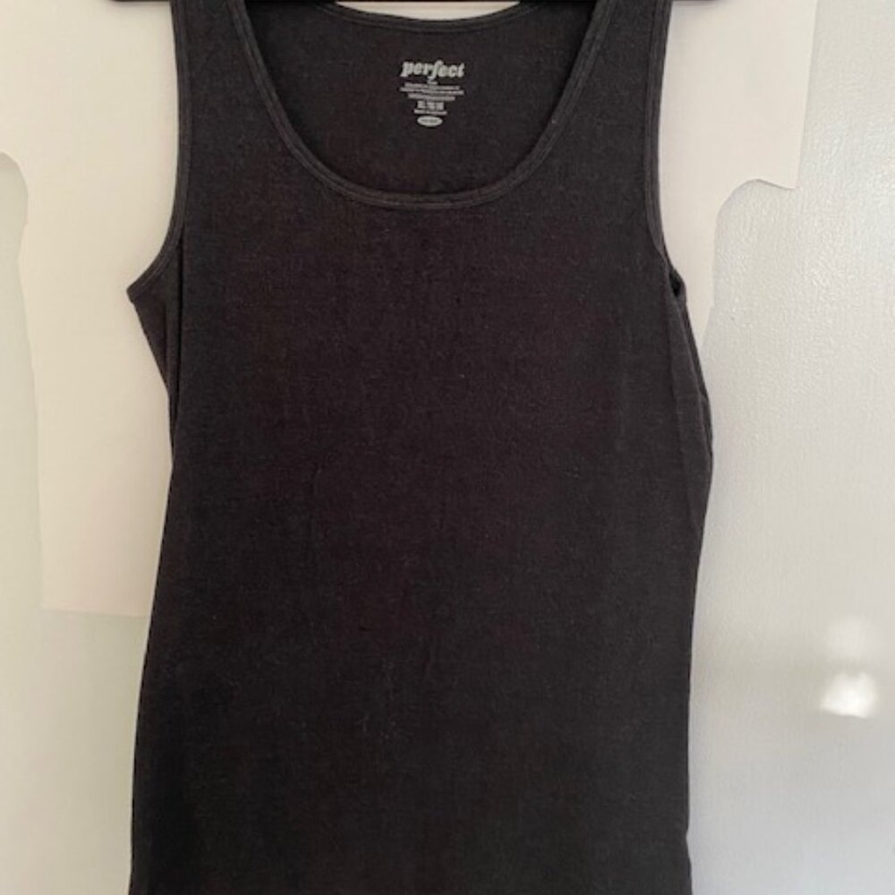 Old Navy - Charcoal Ribbed Tank Top